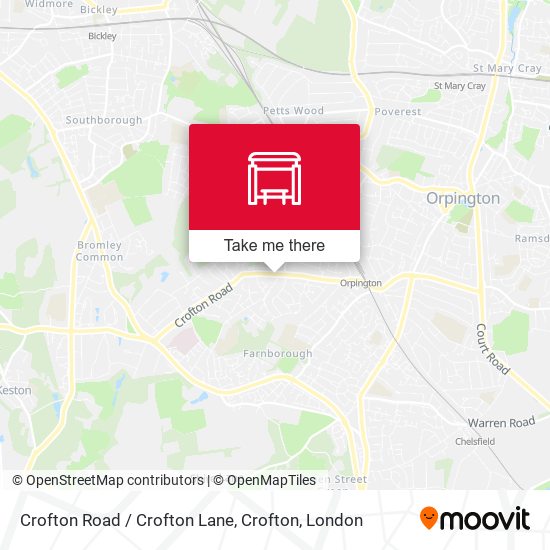 Crofton Road / Crofton Lane, Crofton map