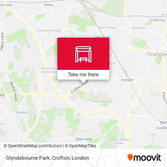 Glyndebourne Park, Crofton map
