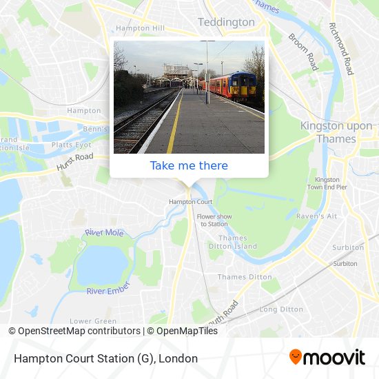 Hampton Court Station (G) map