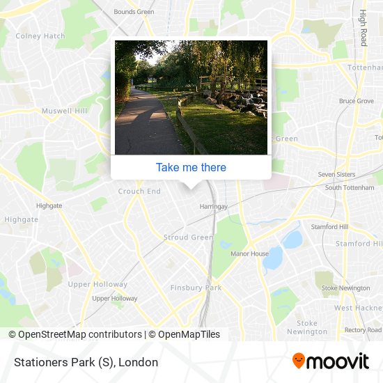 Stationers Park map