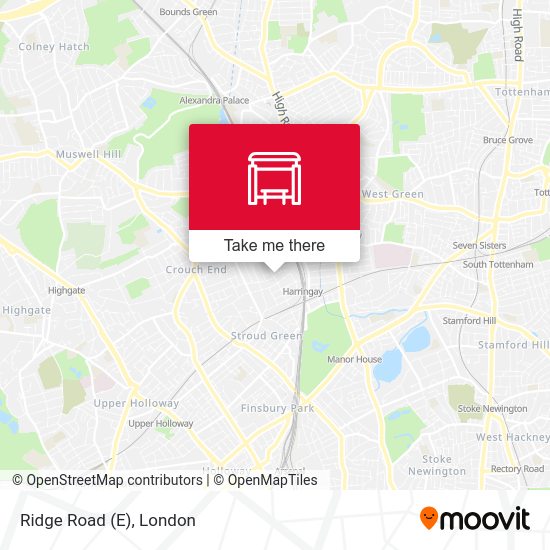 Ridge Road (E) map