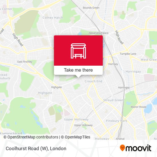 Coolhurst Road (W) map