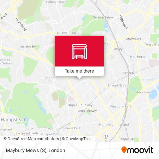 Maybury Mews (S) map