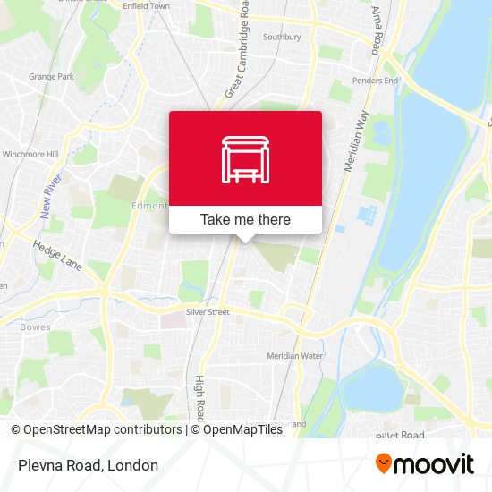 Plevna Road map