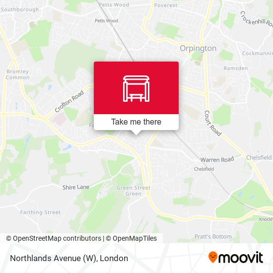 Northlands Avenue (W) map