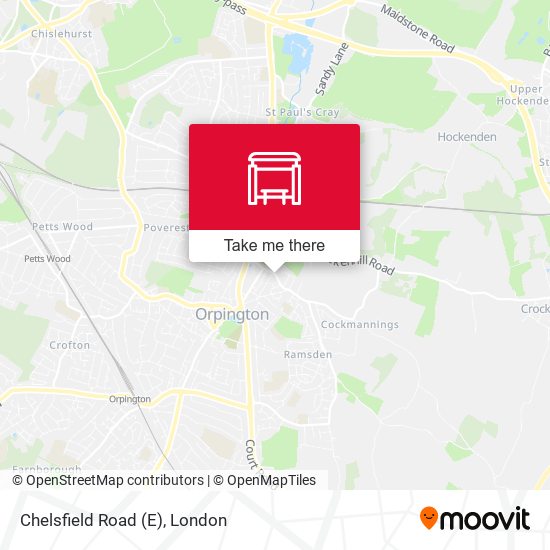 Chelsfield Road (E) map