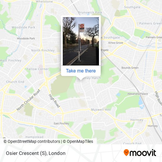 Osier Crescent (S) map