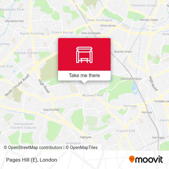 Pages Hill (E) map