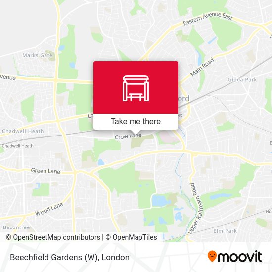 Beechfield Gardens (W) map