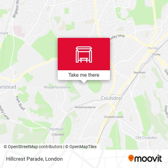 Hillcrest Parade map