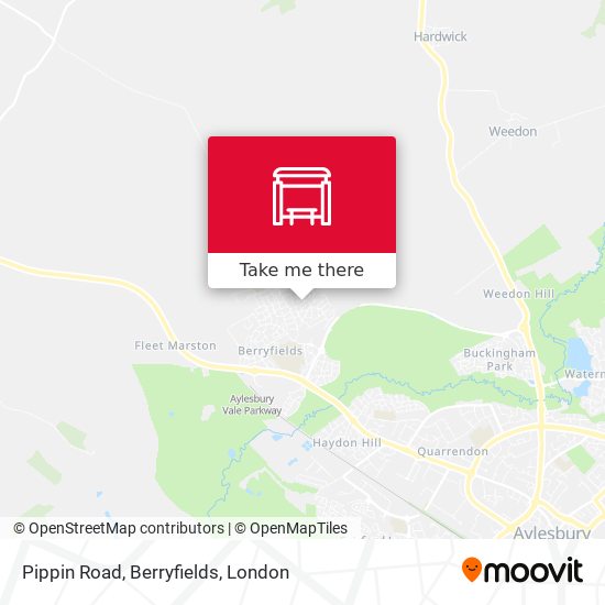 Pippin Road, Berryfields map