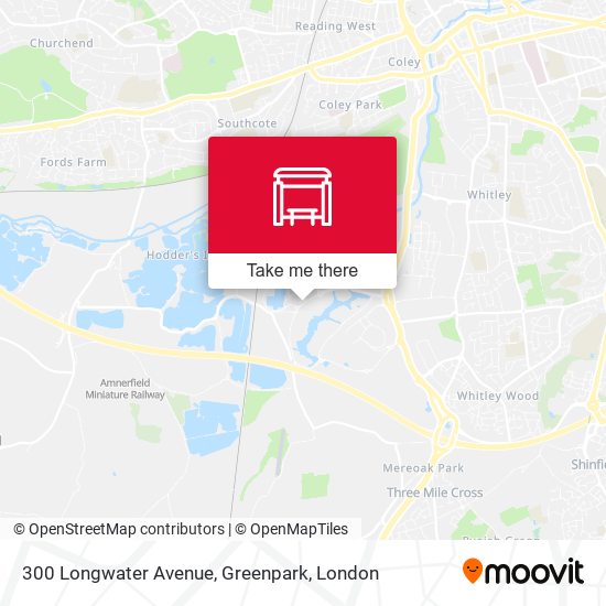 300 Longwater Avenue, Greenpark map