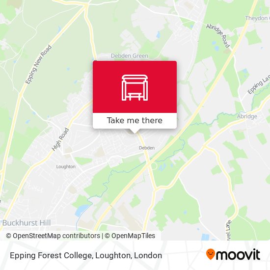 Epping Forest College, Loughton map