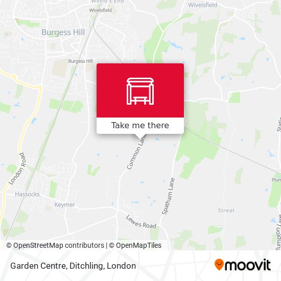 Garden Centre, Ditchling map
