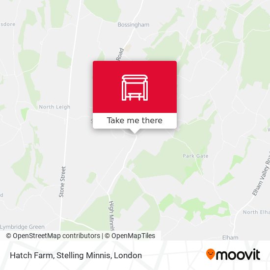 Hatch Farm, Stelling Minnis map