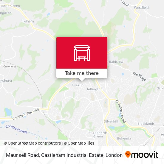 Maunsell Road, Castleham Industrial Estate map