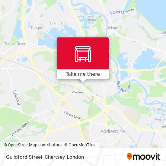Guildford Street, Chertsey map