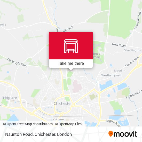 Naunton Road, Chichester map