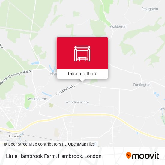 Little Hambrook Farm, Hambrook map