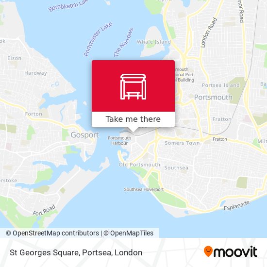 St Georges Square, Portsea map