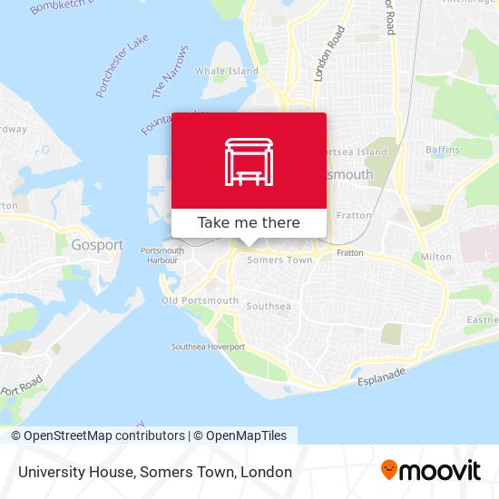 University House, Somers Town map