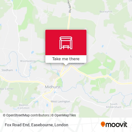 Fox Road End, Easebourne map
