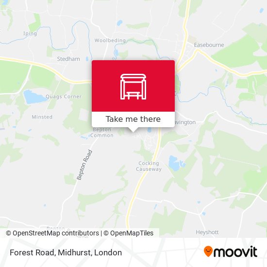 Forest Road, Midhurst map