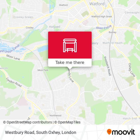 Westbury Road, South Oxhey map