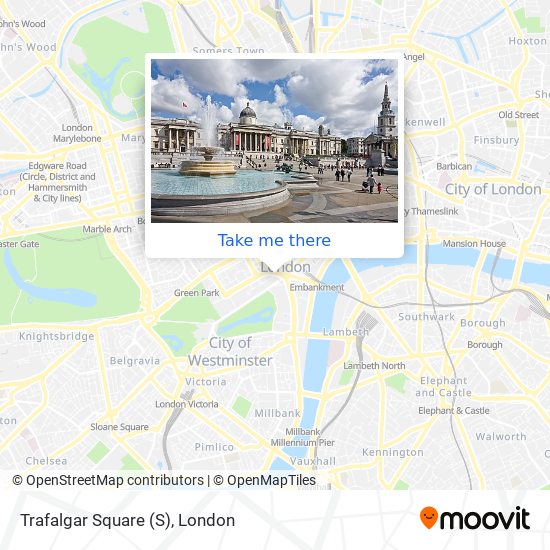 Trafalgar Square map