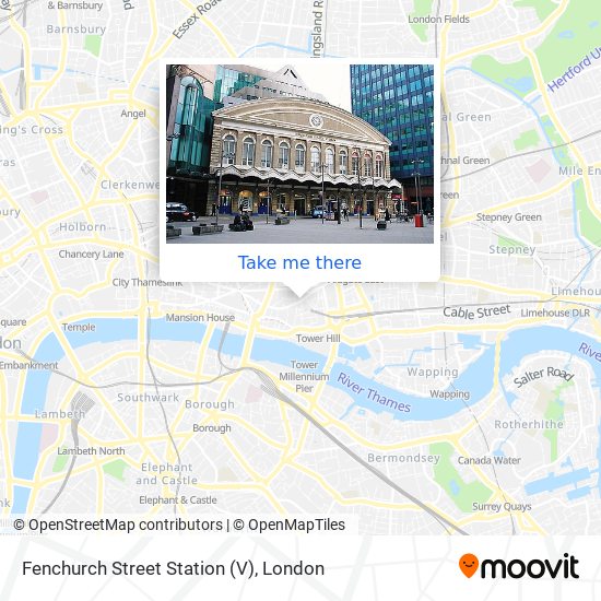 Fenchurch Street Station (V) map