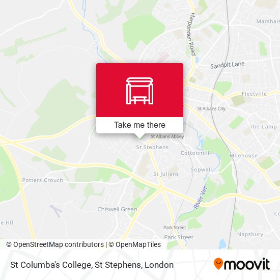 St Columba's College, St Stephens map