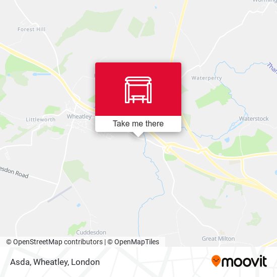 Asda, Wheatley map