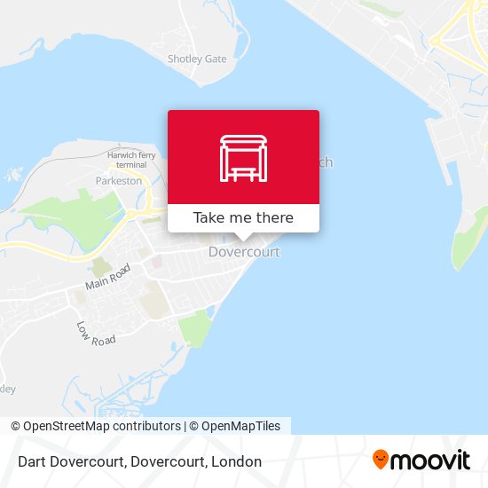 Dart Dovercourt, Dovercourt map