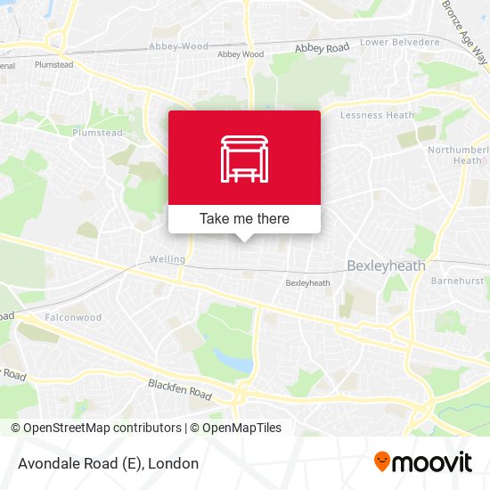 Avondale Road (E) map