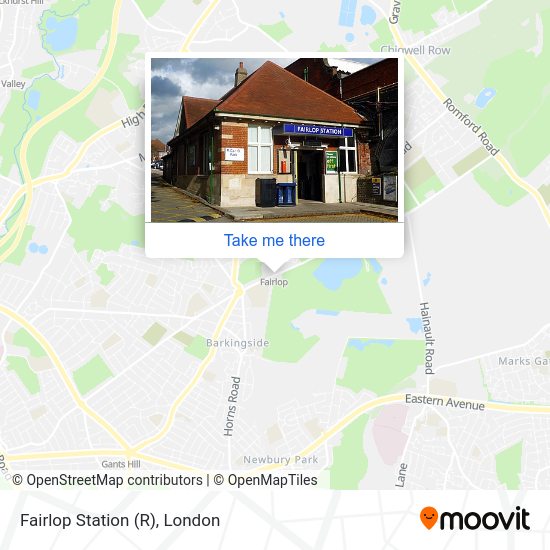 Fairlop Station (R) map