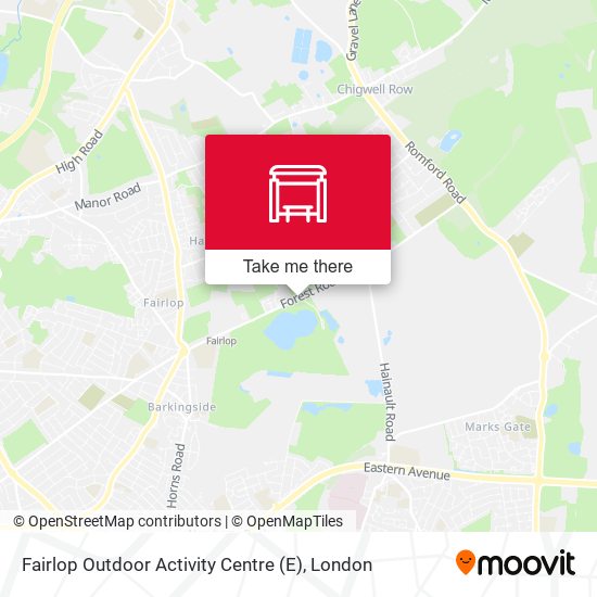 Fairlop Outdoor Activity Centre (E) map