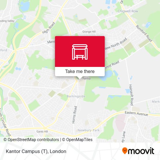 Kantor Campus (T) map