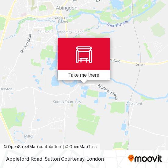 Appleford Road, Sutton Courtenay map