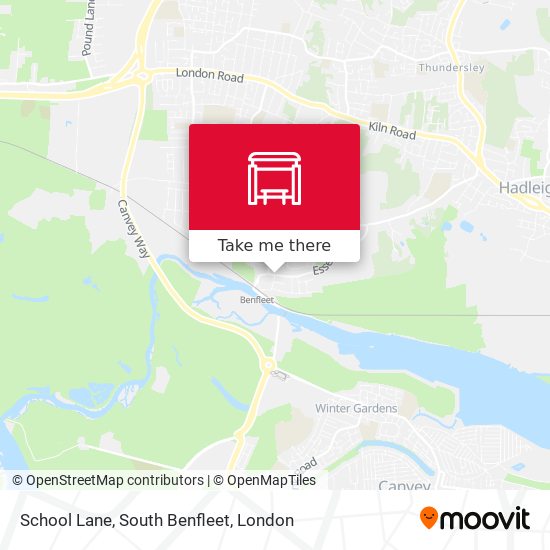 School Lane, South Benfleet map