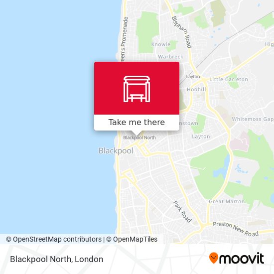 Blackpool North map