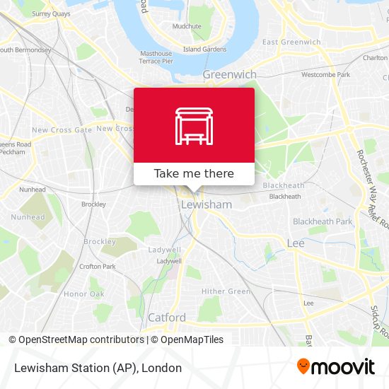 Lewisham Station (AP) map