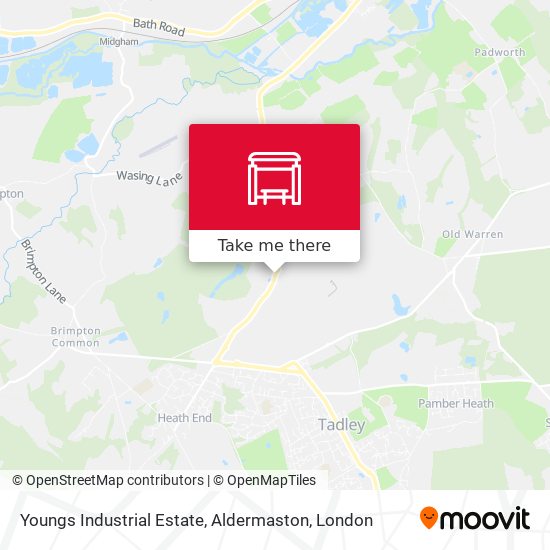 Youngs Industrial Estate, Aldermaston map