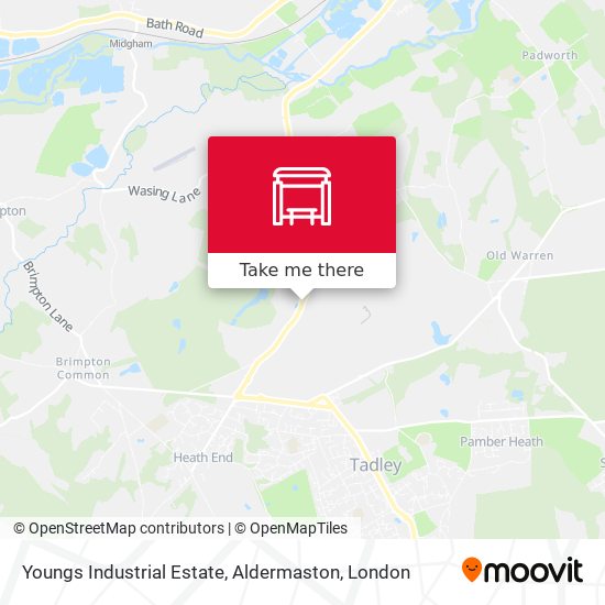Youngs Industrial Estate, Aldermaston map