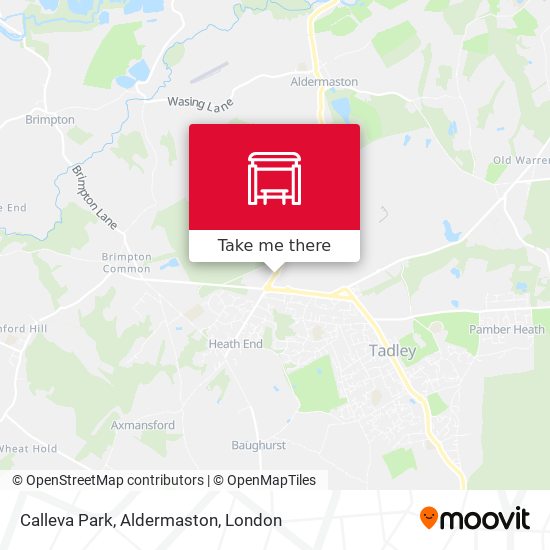 Calleva Park, Aldermaston map