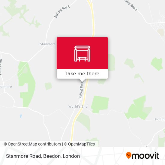 Stanmore Road, Beedon map