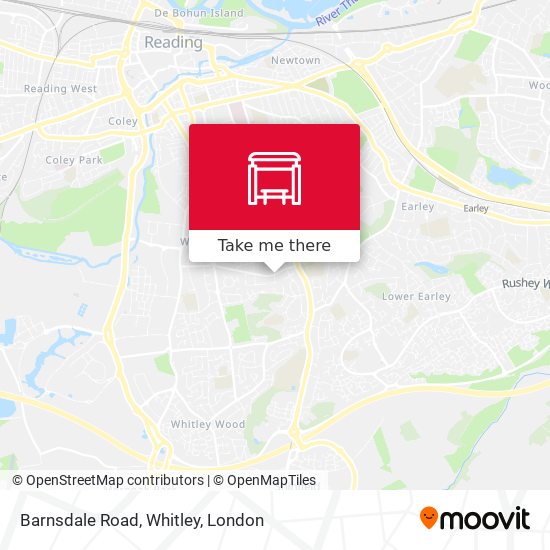 Barnsdale Road, Whitley map