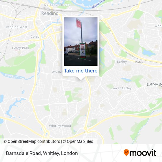 Barnsdale Road, Whitley map
