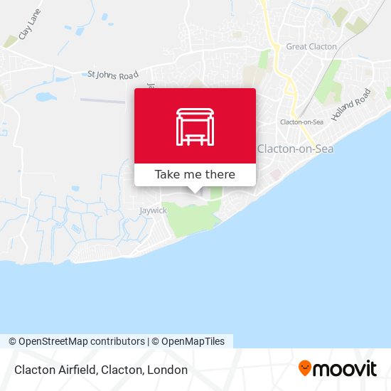Clacton Airfield, Clacton map