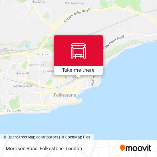 Morrison Road, Folkestone map