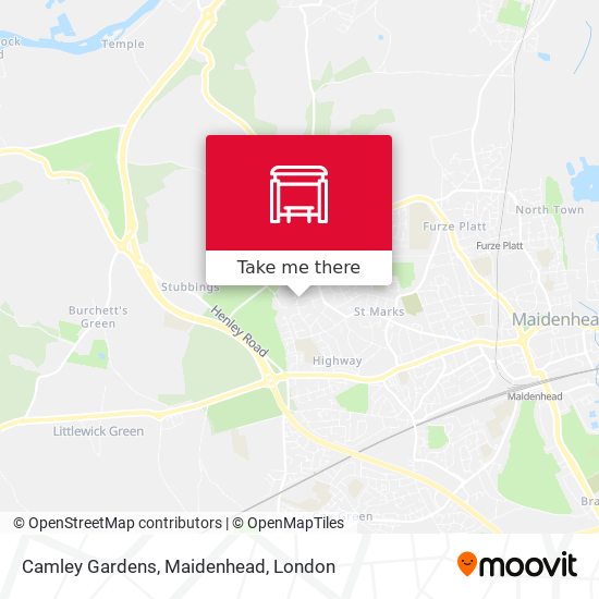 Camley Gardens, Maidenhead map
